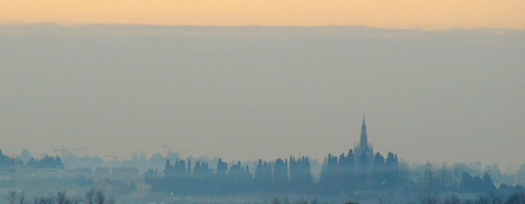 Il mausoleo dei Visconti di Modrone, presso Tremoncino in Cassago Brianza.